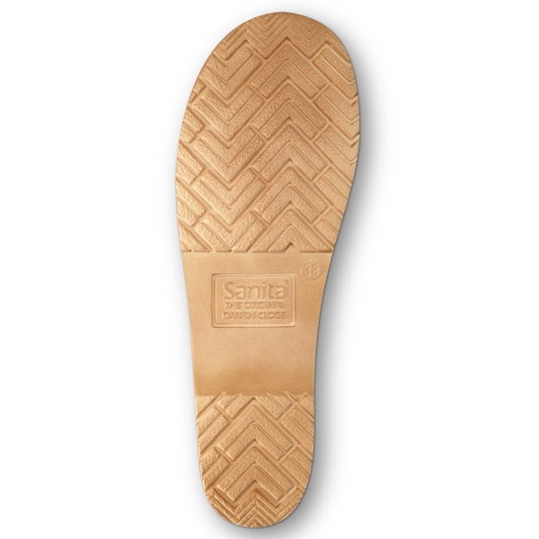 MARGRETHE Women's Leather Sandal In Khaki, Size 7.5-8, PR